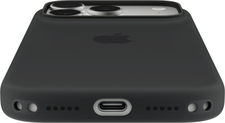 iPhone 18 Pro Silikonskal med MagSafe - Svart