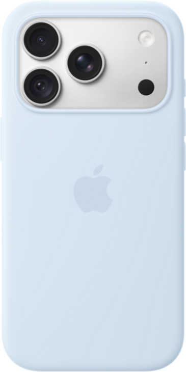 iPhone 18 Pro Silikonskal med MagSafe - Krispigt bl&aring;