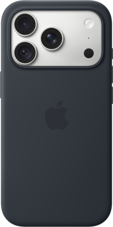 iPhone 18 Pro Silikonskal med MagSafe - Marinbl&aring;