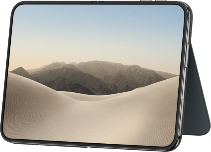 iPhone Duo Folio med utf&auml;llbart st&ouml;d &ndash; Marinbl&aring;