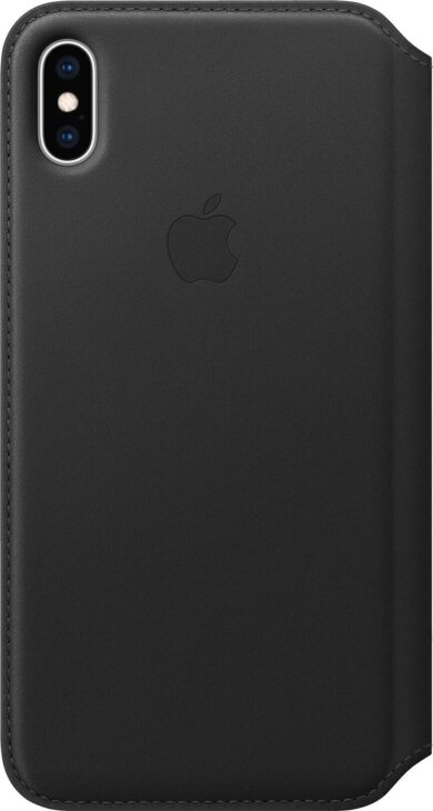 REA - Apple iPhone XS Max Leather Folio - Black REA - Apple iPhone XS Max Leather Folio - Black