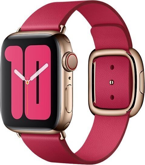 Apple Watch Armband 40mm - Raspberry Modern Buckle - L Apple Watch Armband 40mm - Raspberry Modern Buckle - L