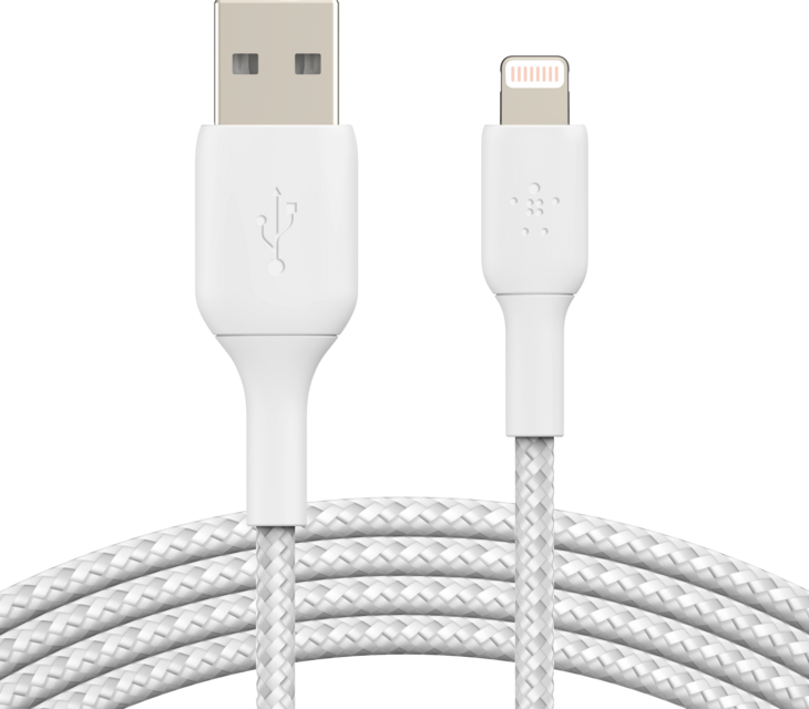 Belkin BoostCharge Lightning till USB - Flätad (1m) Belkin BoostCharge Lightning till USB - Flätad (1m)