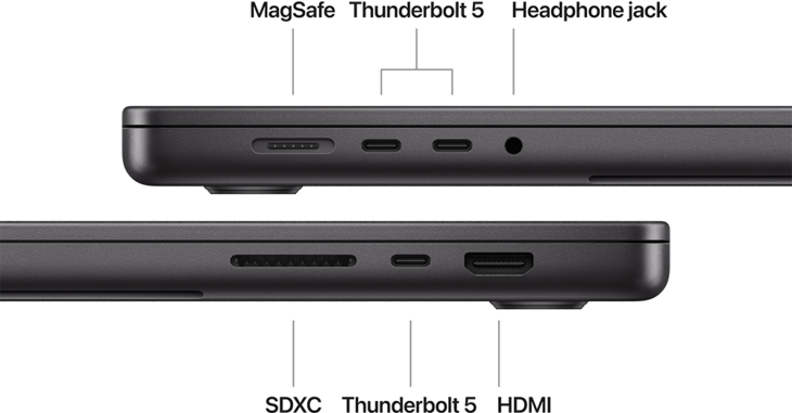 MacBook Pro 16-tum, M4 Pro 14-core, grafik 20-core, 48GB, 1TB SSD, Rymdsvart MacBook Pro 16-tum, M4 Pro 14-core, grafik 20-core, 48GB, 1TB SSD, Rymdsvart