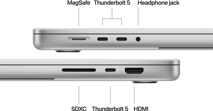 MacBook Pro 16-tum, M4 Pro 14-core, grafik 20-core, 48GB, 1TB SSD, Silver MacBook Pro 16-tum, M4 Pro 14-core, grafik 20-core, 48GB, 1TB SSD, Silver