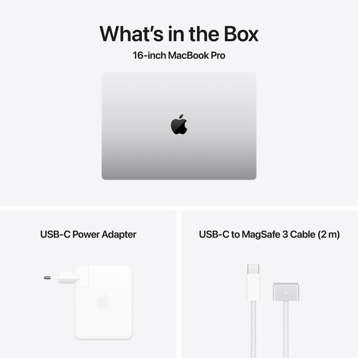 MacBook Pro 16-tum, M4 Pro 14-core, grafik 20-core, 48GB, 1TB SSD, Silver MacBook Pro 16-tum, M4 Pro 14-core, grafik 20-core, 48GB, 1TB SSD, Silver