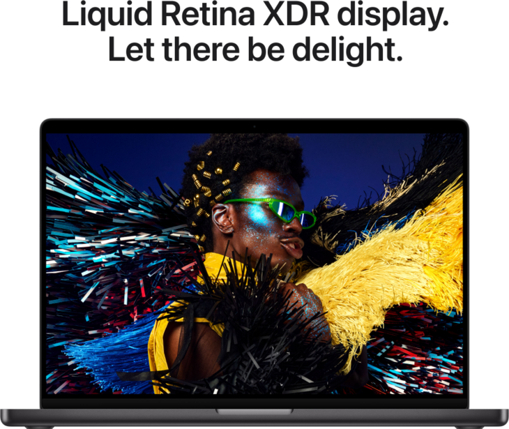 MacBook Pro 16-tum, M5 Pro 18-core, grafik 20-core, 24GB, 1TB SSD, Rymdsvart