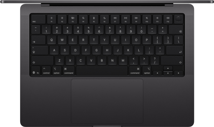 MacBook Pro 14-tum, M5 Max 18-core, grafik 32-core, 36GB, 2TB SSD, Rymdsvart