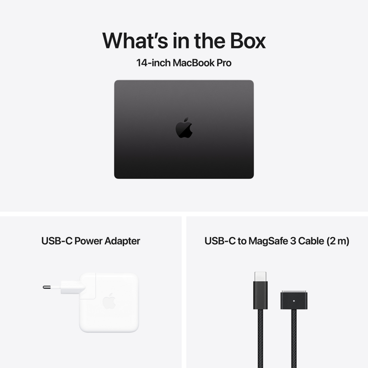 MacBook Pro 14-tum, M4 Pro 12-core, grafik 16-core, 48GB, 1TB SSD, 96W, Rymdsvart MacBook Pro 14-tum, M4 Pro 12-core, grafik 16-core, 48GB, 1TB SSD, 96W, Rymdsvart