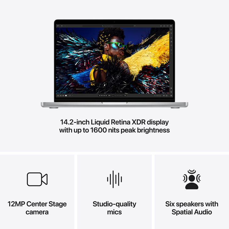 MacBook Pro 14-tum, M4 Pro 14-core, grafik 20-core, 48GB, 1TB SSD, Silver MacBook Pro 14-tum, M4 Pro 14-core, grafik 20-core, 48GB, 1TB SSD, Silver