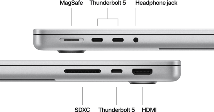 MacBook Pro 14-tum, M4 Pro 14-core, grafik 20-core, 48GB, 1TB SSD, Silver MacBook Pro 14-tum, M4 Pro 14-core, grafik 20-core, 48GB, 1TB SSD, Silver