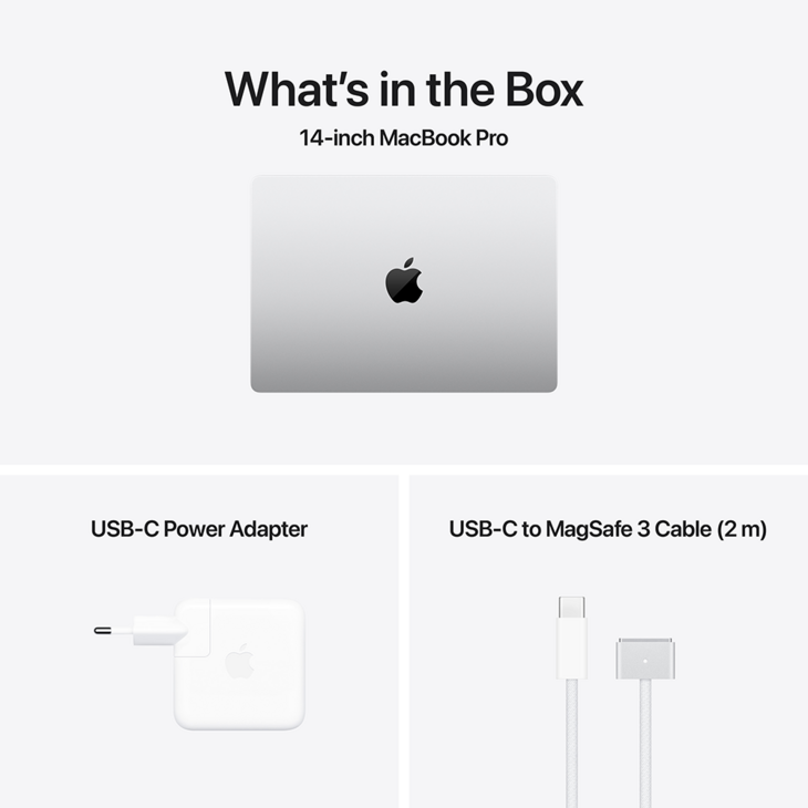 MacBook Pro 14-tum, M4 Pro 14-core, grafik 20-core, 48GB, 1TB SSD, Silver MacBook Pro 14-tum, M4 Pro 14-core, grafik 20-core, 48GB, 1TB SSD, Silver