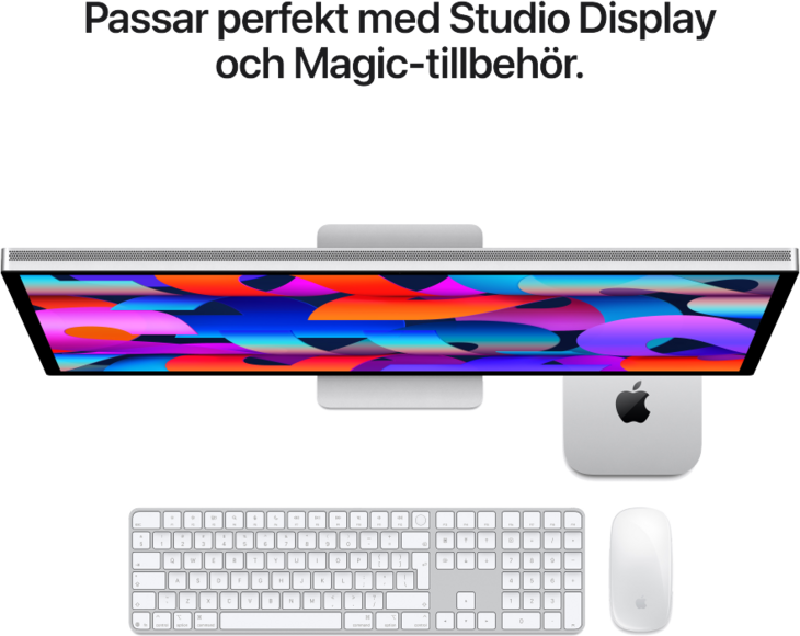 Mac mini, M6 12-Core, grafik 12-core, 16GB, 2TB SSD, 10Gigabit Ethernet