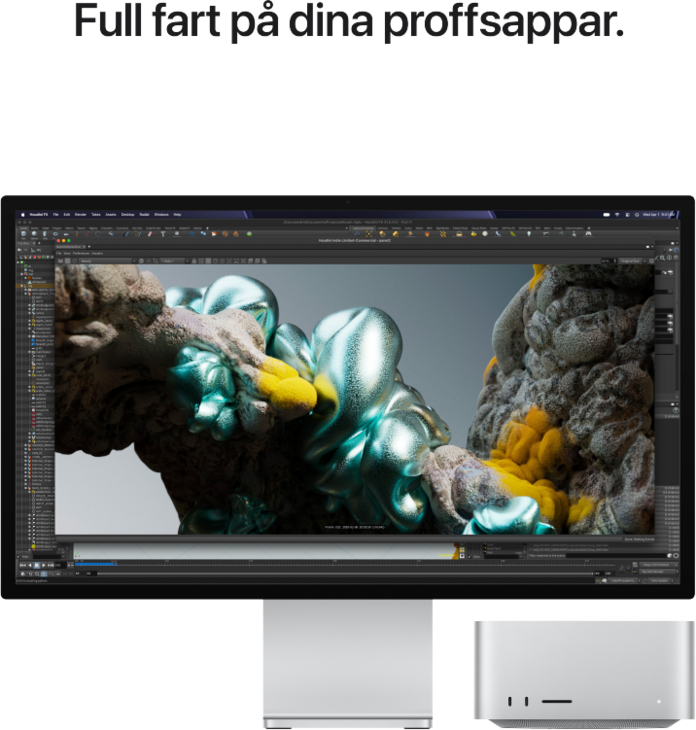 Mac Studio, M5 Max 18-core, grafik 32-core, 36GB, 512GB SSD