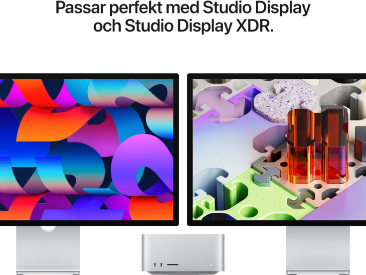 Mac Studio, M5 Ultra 30-core, grafik 64-core, 96GB, 1TB SSD