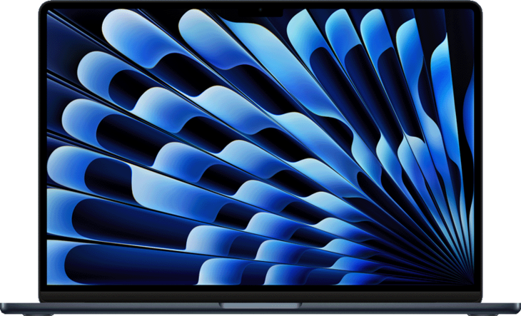 MacBook Air 15-tum i färgen midnatt