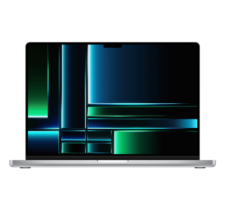 MacBook Pro 16-tum i färgen silver