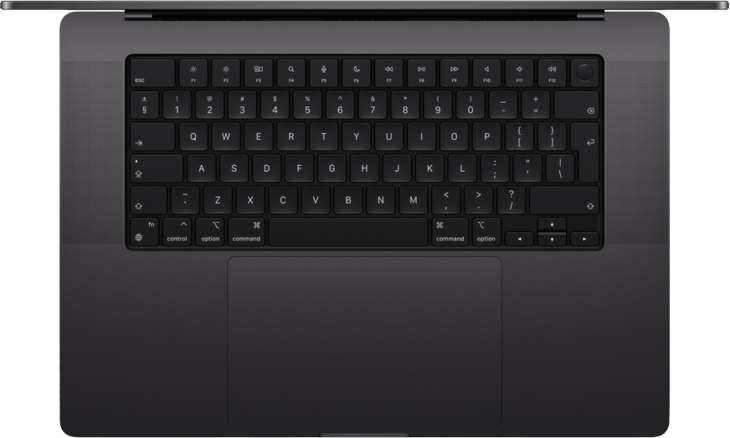 MacBook Pro 16-tum, M3 Pro 12-core, grafik 18-core, 36GB, 1TB SSD, Rymdsvart - Tyskt tangentbord (GER) MacBook Pro 16-tum, M3 Pro 12-core, grafik 18-core, 36GB, 1TB SSD, Rymdsvart - Tyskt tangentbord (GER)