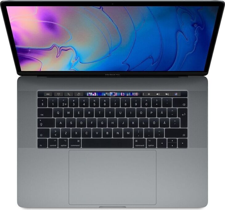 MacBook Pro 15-tum Touch Bar, 2.3GHz 8-core i9, 16GB RAM, 1TB SSD, Vega 16 4GB, Rymdgrå MacBook Pro 15-tum Touch Bar, 2.3GHz 8-core i9, 16GB RAM, 1TB SSD, Vega 16 4GB, Rymdgrå