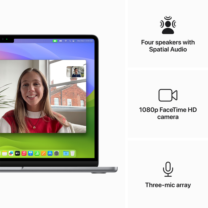MacBook Air 13-tum, M3 8-core, grafik 8-core, 16GB RAM, 256GB SSD, 35W, Rymdgrå MacBook Air 13-tum, M3 8-core, grafik 8-core, 16GB RAM, 256GB SSD, 35W, Rymdgrå