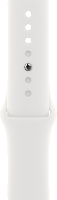 Apple Watch Armband 45mm Sportband - Vit Apple Watch Armband 45mm Sportband - Vit