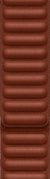 Apple Watch Armband 41mm Läderlänk - Umbra - S/M Apple Watch Armband 41mm Läderlänk - Umbra - S/M