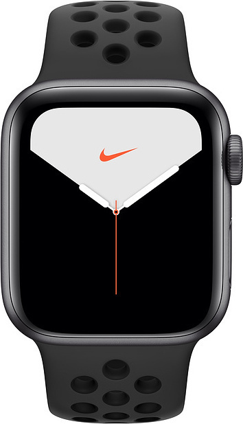 Apple Watch Nike Series 5 GPS, 44mm Aluminiumboett i rymdgrått med Antracit/Svart Nike Sport Band Apple Watch Nike Series 5 GPS, 44mm Aluminiumboett i rymdgrått med Antracit/Svart Nike Sport Band