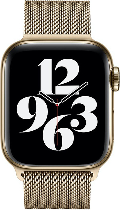 Apple Watch Armband 44mm Milanesisk loop - Guld Apple Watch Armband 44mm Milanesisk loop - Guld