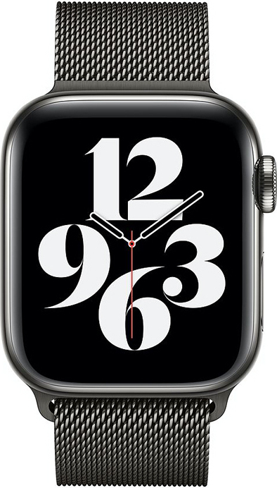 Apple Watch Armband 44mm Milanesisk loop - Grafit Apple Watch Armband 44mm Milanesisk loop - Grafit