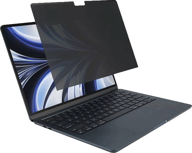 Privacy skärmskydd på MacBook Air