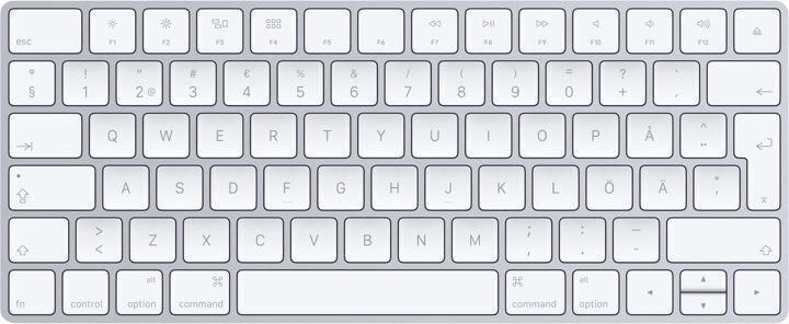 Magic Keyboard utan nummersats - Silver Magic Keyboard utan nummersats - Silver