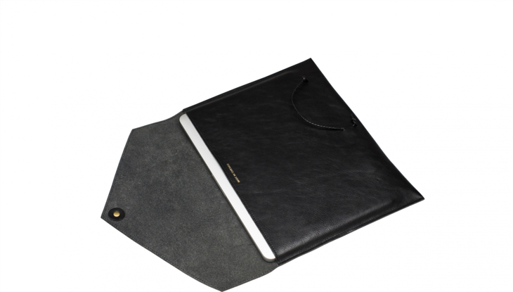 PAP Kungsten MacBook Pro och MacBook Air läderfodral - svart PAP Kungsten MacBook Pro och MacBook Air läderfodral - svart