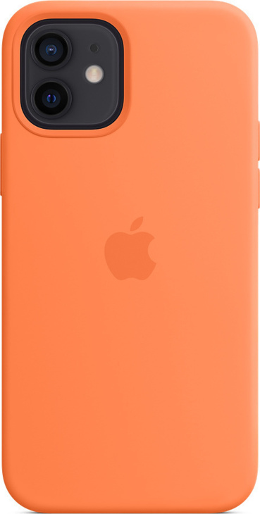 Apple iPhone 12/12 Pro Silikonskal med MagSafe - Kumquat Apple iPhone 12/12 Pro Silikonskal med MagSafe - Kumquat