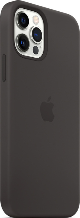 Apple iPhone 12/12 Pro Silikonskal med MagSafe - Black Apple iPhone 12/12 Pro Silikonskal med MagSafe - Black