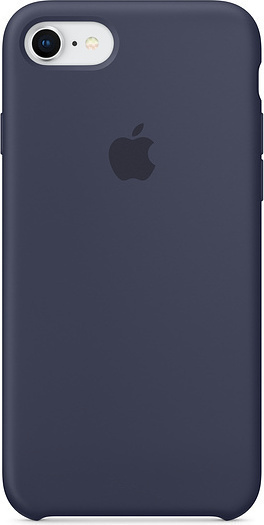 iPhone 8/7/SE Silicone Case - Midnattsblå iPhone 8/7/SE Silicone Case - Midnattsblå