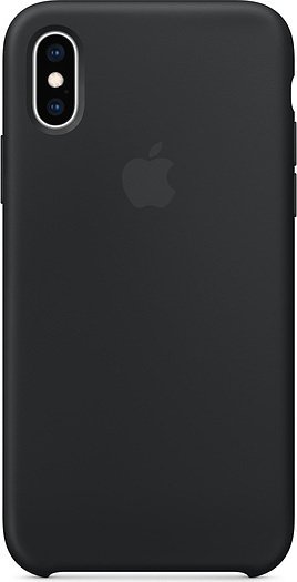 Apple silicone case for iPhone XS - Black Apple silicone case for iPhone XS - Black