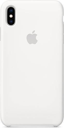 Apple silicon case för XS - White Apple silicon case för XS - White