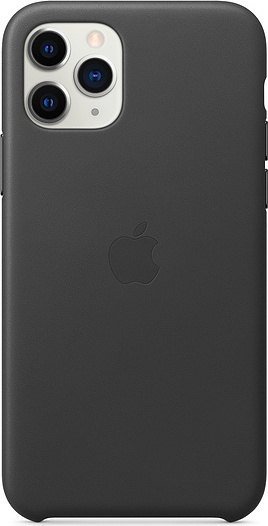 iPhone 11 Pro Max Läderskal - Svart iPhone 11 Pro Max Läderskal - Svart