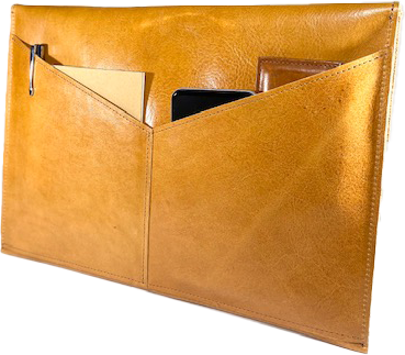 PAP - MacBook Pro 16-tum läderfodral Hyssna - Cognac PAP - MacBook Pro 16-tum läderfodral Hyssna - Cognac