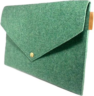 PAP - MacBook Pro 15-tum och 16-tum filtfodral Hyssna - Green Hope PAP - MacBook Pro 15-tum och 16-tum filtfodral Hyssna - Green Hope