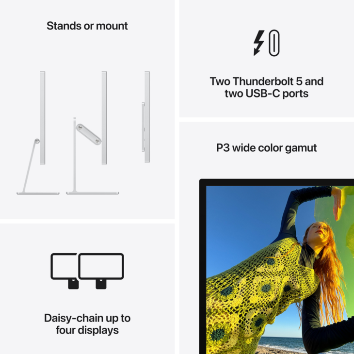 Studio Display - Stativ med justerbar lutning och h&ouml;jd