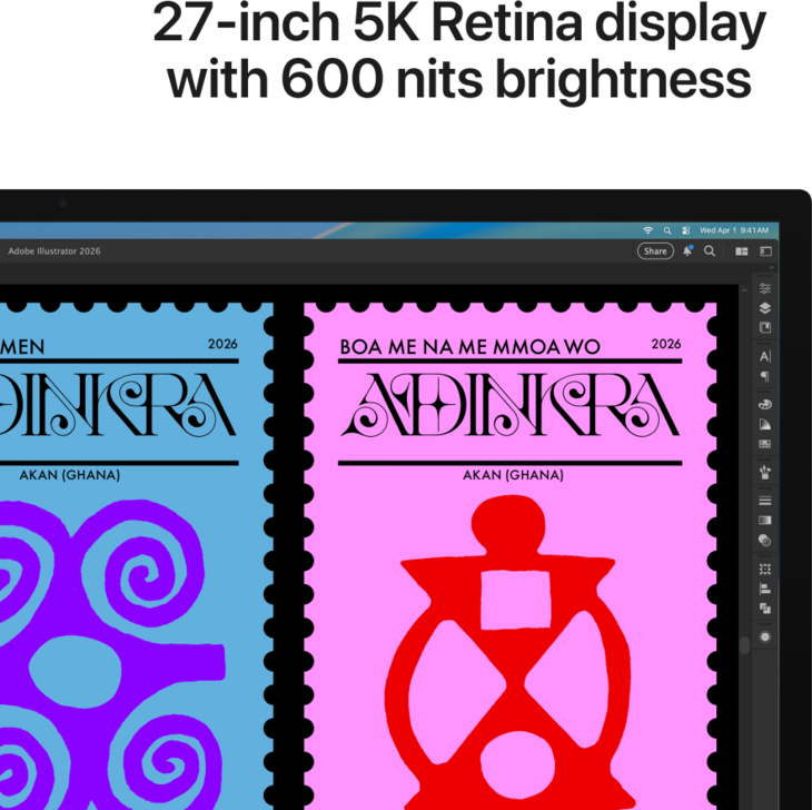 Apple Studio Display 27-tum inkl VESA-monteringsadapter