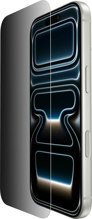 Belkin ScreenForce InvisiGlass Privacy filter - iPhone 17 Pro Max - inklusive montering