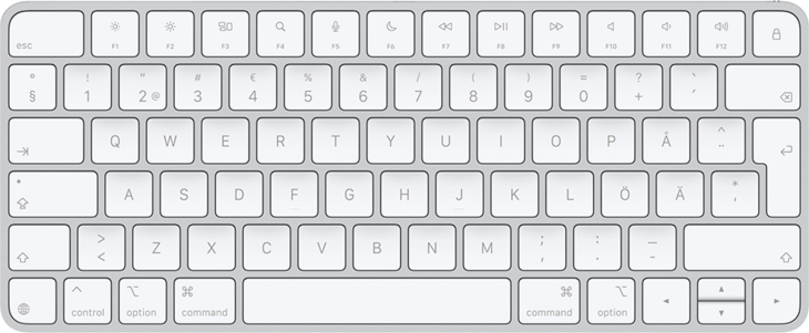 Magic Keyboard för Mac-modeller med Apple Silicon utan numerisk del USB-C – Svenskt Magic Keyboard för Mac-modeller med Apple Silicon utan numerisk del USB-C – Svenskt