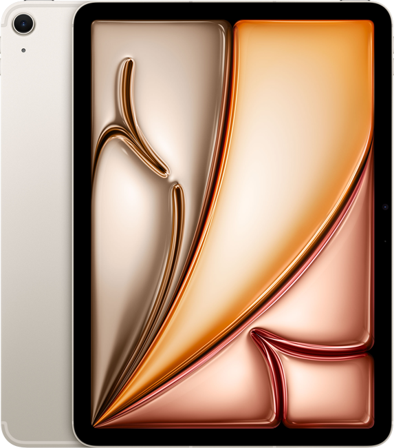 iPad Air 11 tum (M2) Wi-Fi + Cellular 128GB - Stjärnglans iPad Air 11 tum (M2) Wi-Fi + Cellular 128GB - Stjärnglans