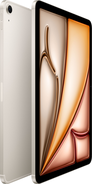 iPad Air 11 tum (M2) Wi-Fi + Cellular 128GB - Stjärnglans iPad Air 11 tum (M2) Wi-Fi + Cellular 128GB - Stjärnglans