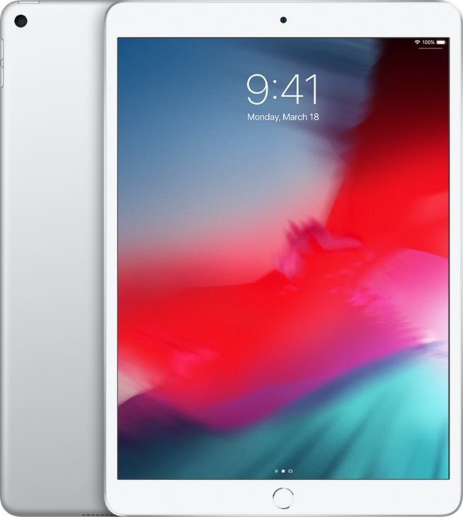 iPad Air 10.5-tum Wi-Fi + Cellular 256GB - Silver iPad Air 10.5-tum Wi-Fi + Cellular 256GB - Silver