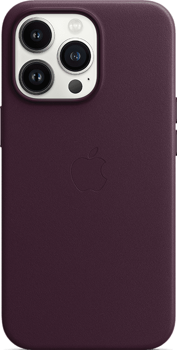 Läderskal med MagSafe till iPhone 13 Pro - Körsbär Läderskal med MagSafe till iPhone 13 Pro - Körsbär