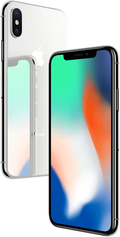Byta skärm på iPhone X Bild på en iPhone X