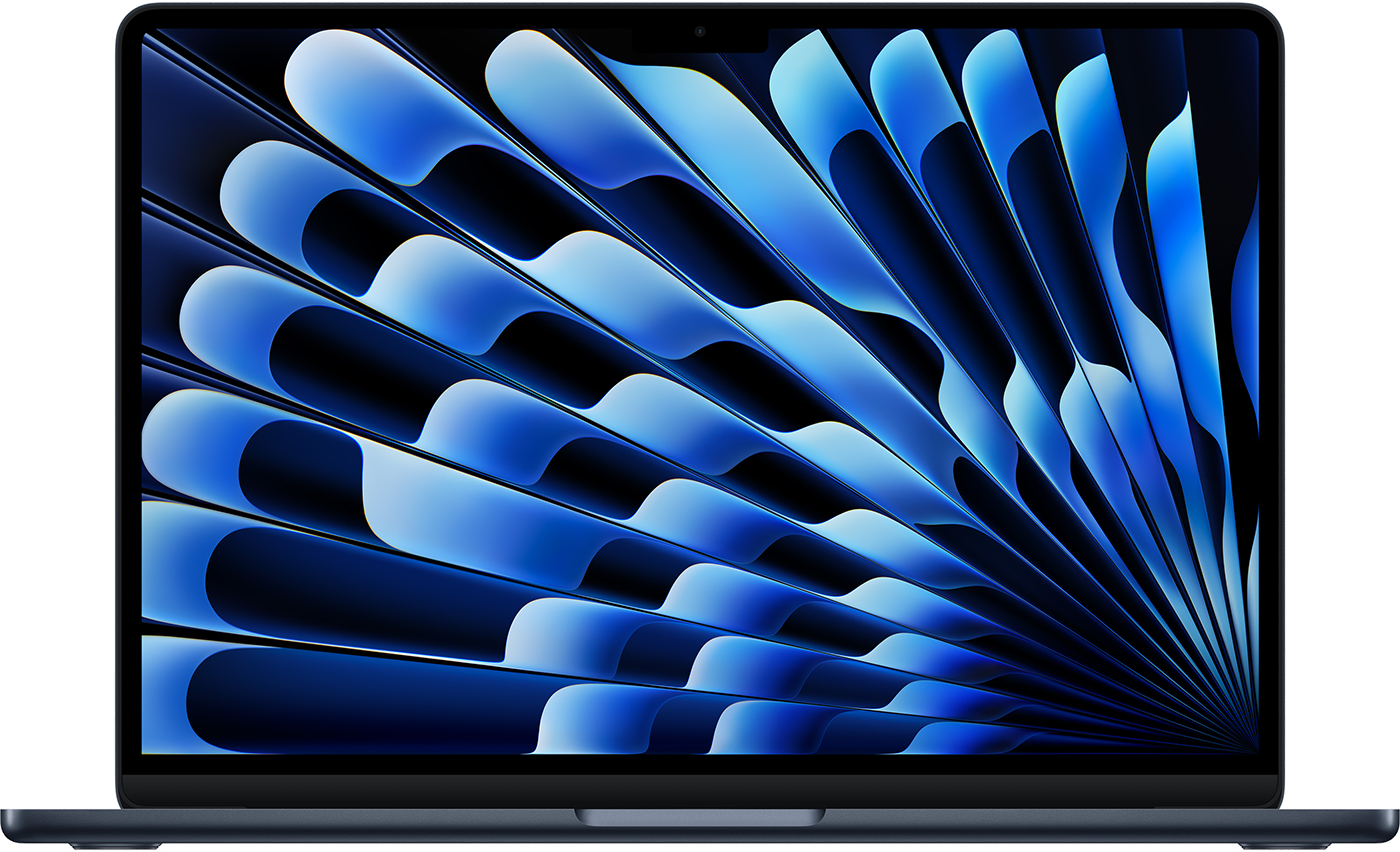 13-tums MacBook Air med M4 Leasa MacBook Air 13-tum i midnatt